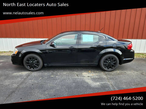 2014 Dodge Avenger for sale at North East Locaters Auto Sales in Indiana PA
