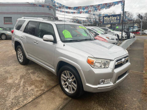 2010 Toyota 4Runner for sale at Motley's Auto World in Danville VA