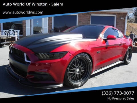 2015 Ford Mustang for sale at Auto World Of Winston - Salem in Winston Salem NC