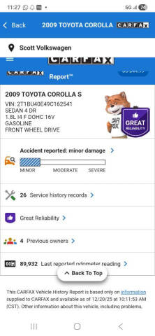 2009 Toyota Corolla S