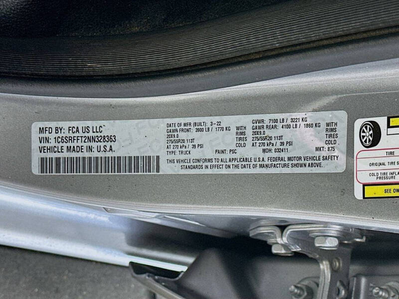 2022 RAM 1500