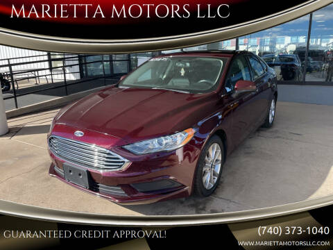 2017 Ford Fusion for sale at MARIETTA MOTORS LLC in Marietta OH