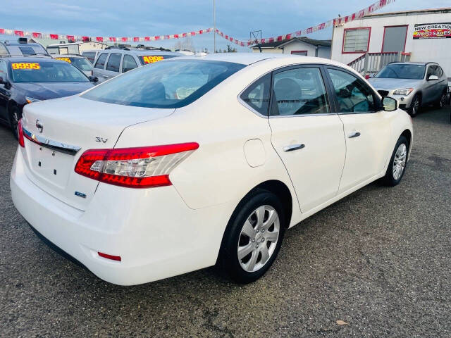 2014 Nissan Sentra for sale at New Creation Auto Sales in Everett, WA