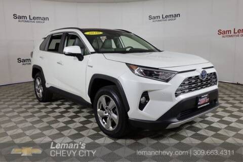 2020 Toyota RAV4 Hybrid for sale at Leman's Chevy City in Bloomington IL