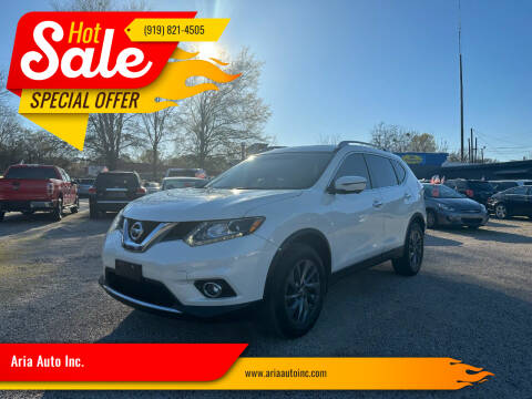 2016 Nissan Rogue for sale at Aria Auto Inc. in Raleigh NC