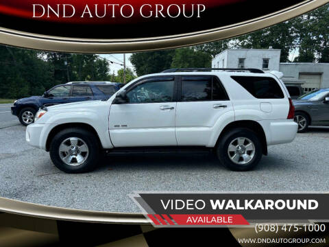 2008 Toyota 4Runner for sale at DND AUTO GROUP in Belvidere NJ