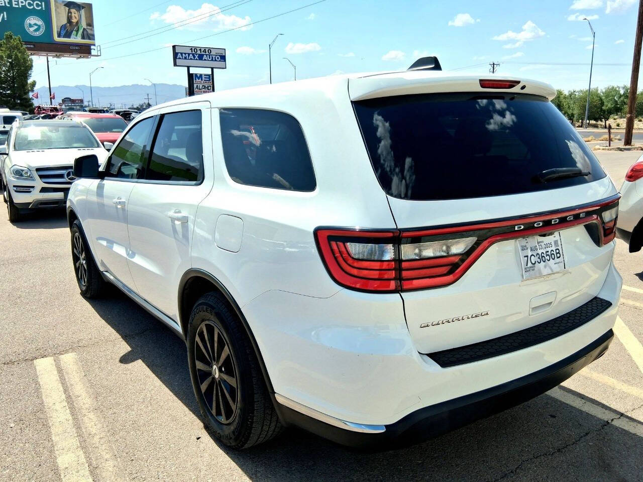 White 2019 Dodge Durango SXT SXT 4dr SUV 2
