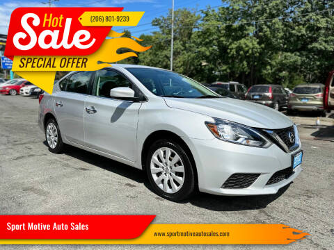 2017 Nissan Sentra for sale at Sport Motive Auto Sales in Seattle WA