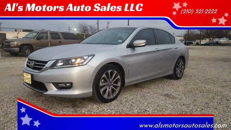 2013 Honda Accord for sale at Al's Motors Auto Sales LLC in San Antonio TX