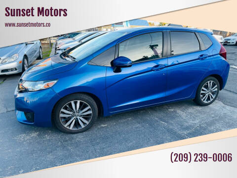 2015 Honda Fit for sale at Sunset Motors in Manteca CA