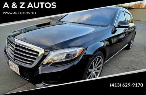 2014 Mercedes-Benz S-Class for sale at A & Z AUTOS in Westfield MA