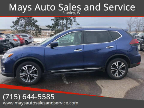 2018 Nissan Rogue for sale at Mays Auto Sales and Services in Stanley WI