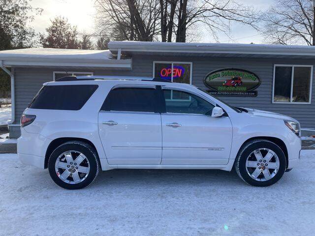 2016 GMC Acadia for sale at Auto Solutions Sales in Farwell MI