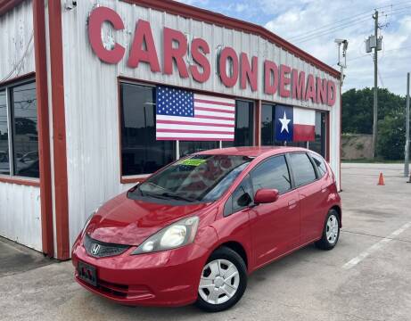 2013 Honda Fit for sale at Cars On Demand 2 in Pasadena TX