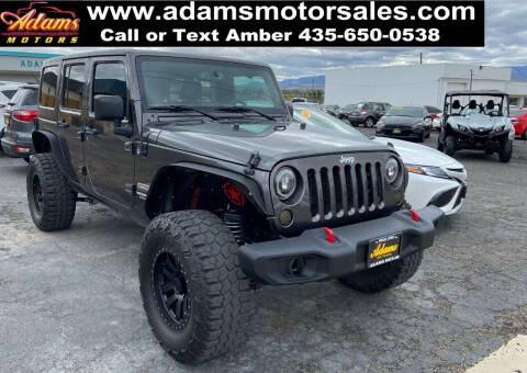 2017 Jeep Wrangler Unlimited for sale at Adams Motors Sales in Price UT