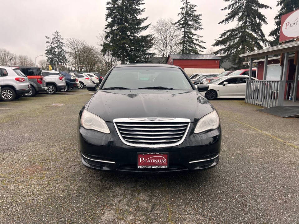 2013 Chrysler 200 for sale at PLATINUM AUTO SALES INC in Lacey, WA