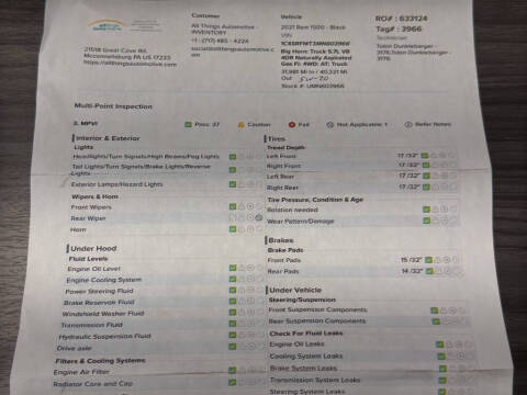 2021 RAM 1500 Big Horn