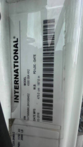 2019 International DuraStar 4300