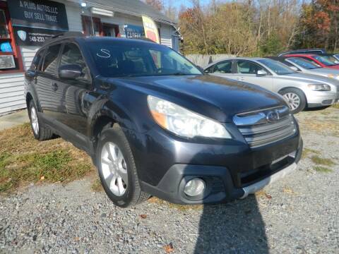 2013 Subaru Outback for sale at A Plus Autos LLC in Fredericksburg VA