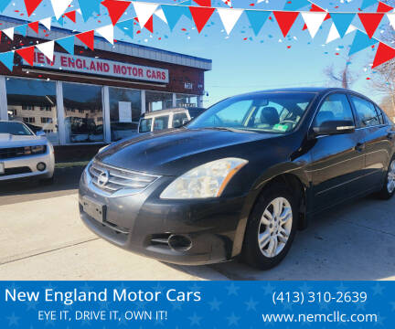 2010 Nissan Altima for sale at New England Motor Cars in Springfield MA