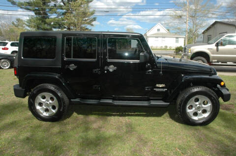 2014 Jeep Wrangler Unlimited for sale at Bruce H Richardson Auto Sales in Windham NH