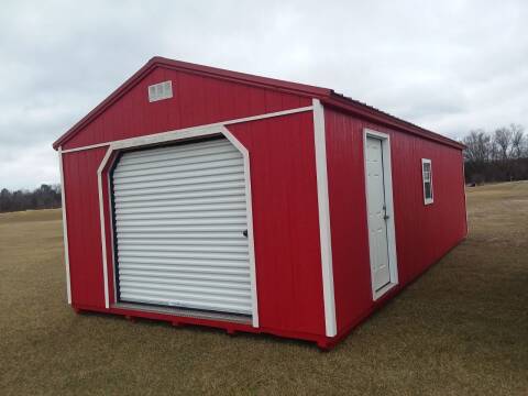  Custom Sheds on Hwy 10 14x30 Gable Garage SOLD for sale at Dave's Auto Sales & Service in Weyauwega WI