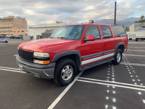 2002 Chevrolet Suburban for sale at n&n auto collection inc in Pasadena CA