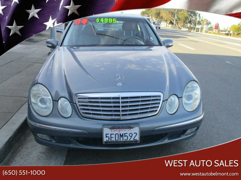 2004 Mercedes-Benz E-Class for sale at West Auto Sales in Belmont CA