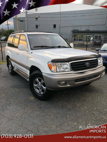 2002 Toyota Land Cruiser for sale at All American Imports in Alexandria VA