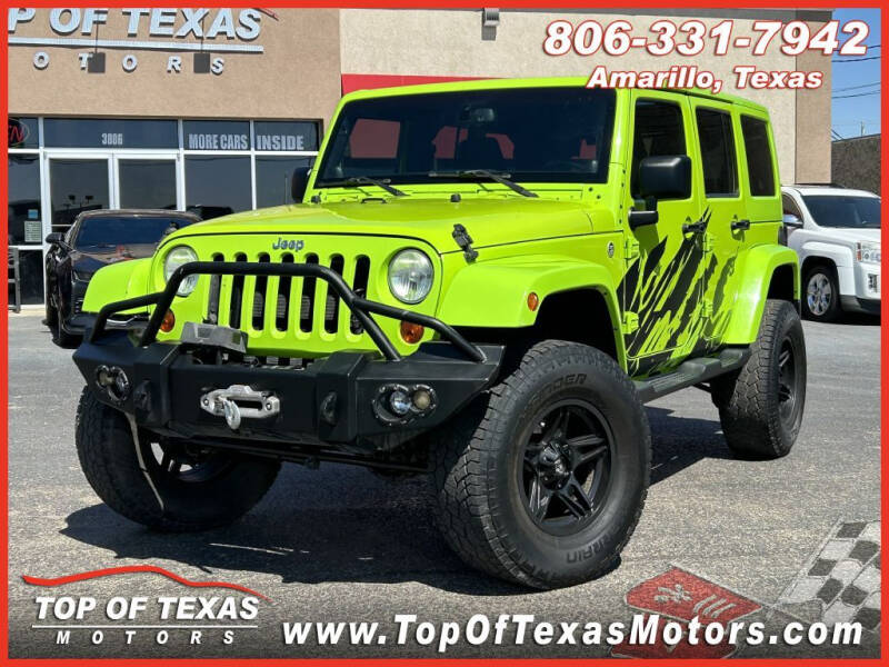 2013 Jeep Wrangler Unlimited For Sale In Amarillo, TX ®