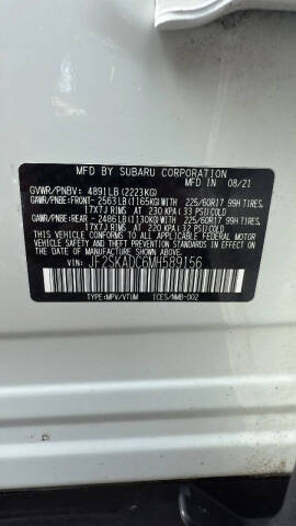 2021 Subaru Forester