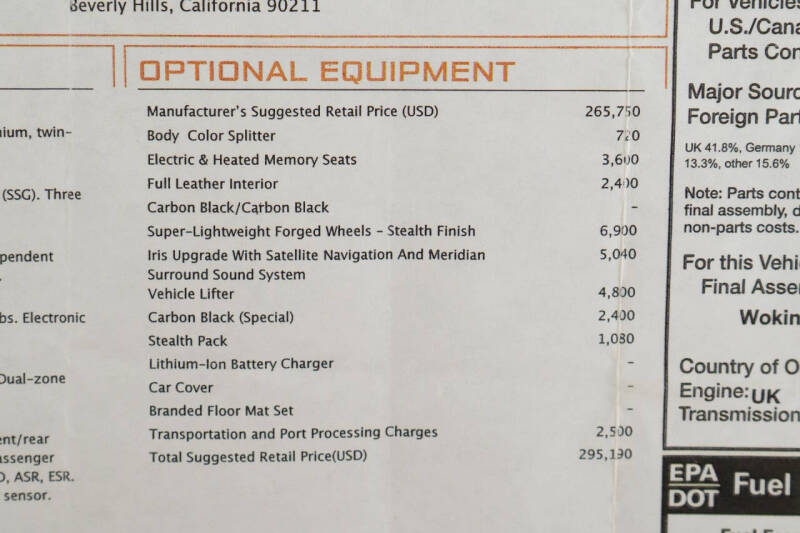 2013 McLaren MP4-12C Spider