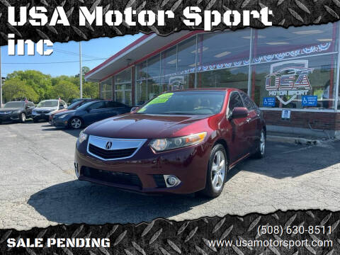 2012 Acura TSX for sale at USA Motor Sport inc in Marlborough MA