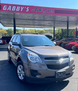 2012 Chevrolet Equinox for sale at GABBY'S AUTO SALES in Valparaiso IN