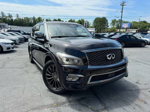 2016 Infiniti QX80 for sale at North Georgia Auto Brokers in Snellville GA