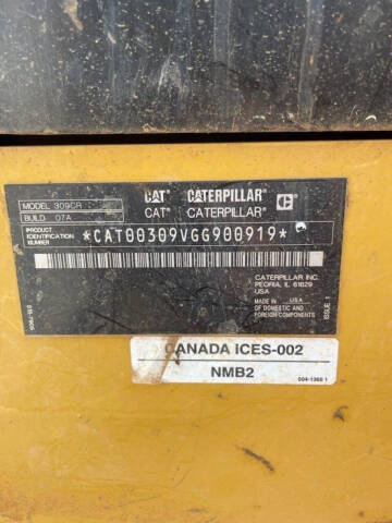 2021 Caterpillar 309CR