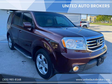 2014 Honda Pilot for sale at UNITED AUTO BROKERS in Hollywood FL