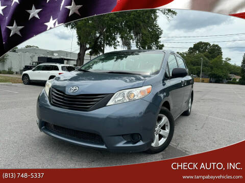 2014 Toyota Sienna for sale at CHECK AUTO, INC. in Tampa FL