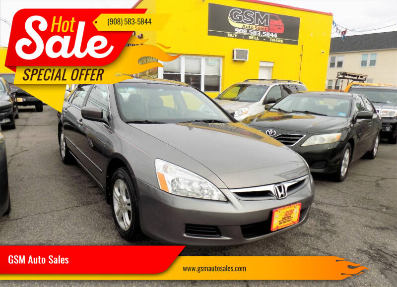2007 Honda Accord for sale at GSM Auto Sales in Linden NJ