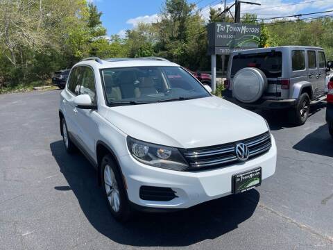 2017 Volkswagen Tiguan for sale at Tri Town Motors in Marion MA