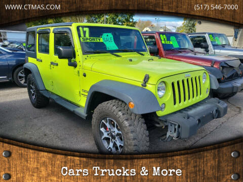 2017 Jeep Wrangler Unlimited for sale at Cars Trucks & More in Howell MI