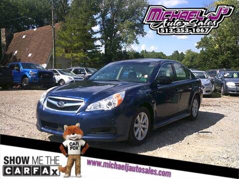 2010 Subaru Legacy for sale at MICHAEL J'S AUTO SALES in Cleves OH