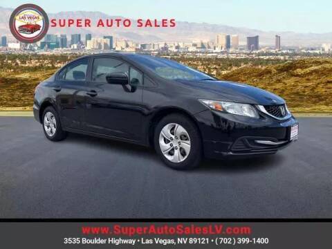 2015 Honda Civic for sale at Super Auto Sales in Las Vegas NV