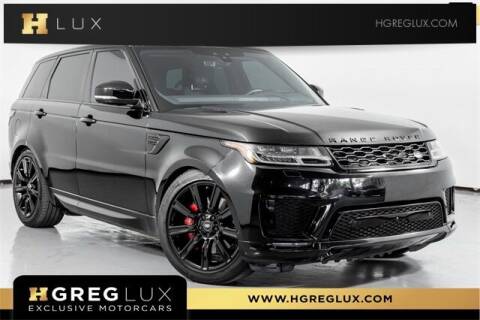 2018 Land Rover Range Rover Sport for sale at HGREG LUX EXCLUSIVE MOTORCARS in Pompano Beach FL
