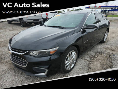 2016 Chevrolet Malibu for sale at VC Auto Sales in Miami FL