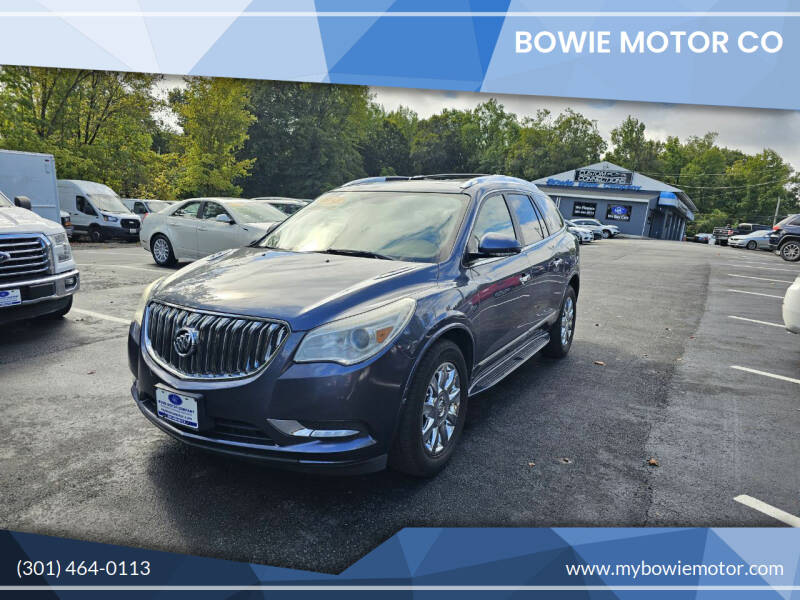 2013 Buick Enclave for sale at Bowie Motor Co in Bowie MD