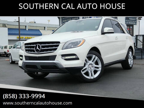 2014 Mercedes-Benz M-Class for sale at SOUTHERN CAL AUTO HOUSE in San Diego CA