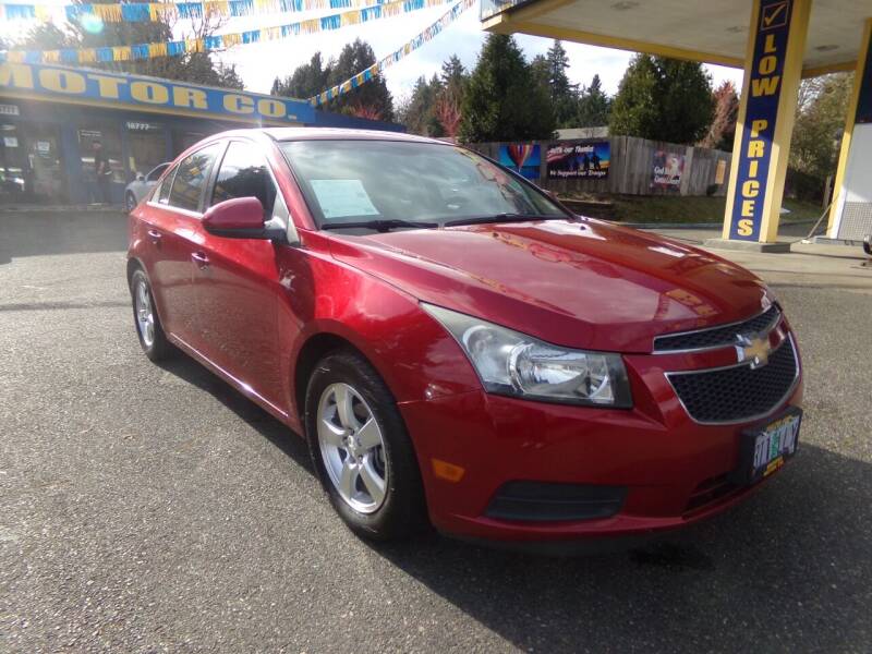 2012 Chevrolet Cruze for sale at Brooks Motor Company, Inc in Milwaukie OR