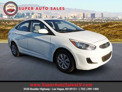 2016 Hyundai Accent for sale at Super Auto Sales in Las Vegas NV