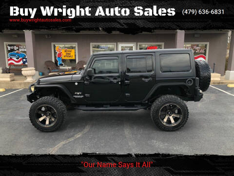 2016 Jeep Wrangler Unlimited for sale at Buy Wright Auto Sales in Rogers AR